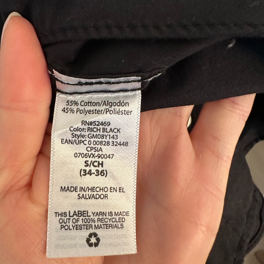 George Men's Black Button-Down Shirt - Picture 5 of 5